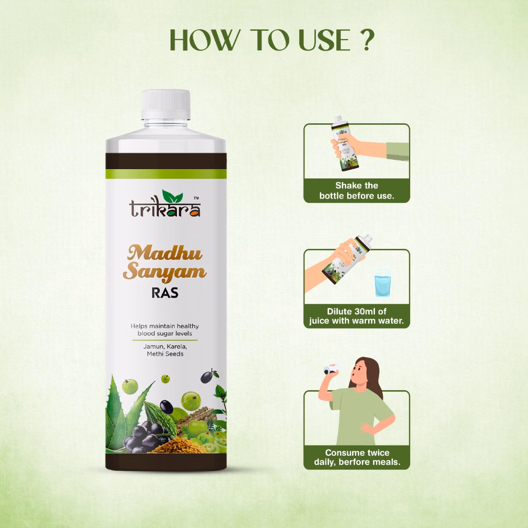 Trikara Madhu Sanyam Ras (250 ml | 1 L) - Image 5