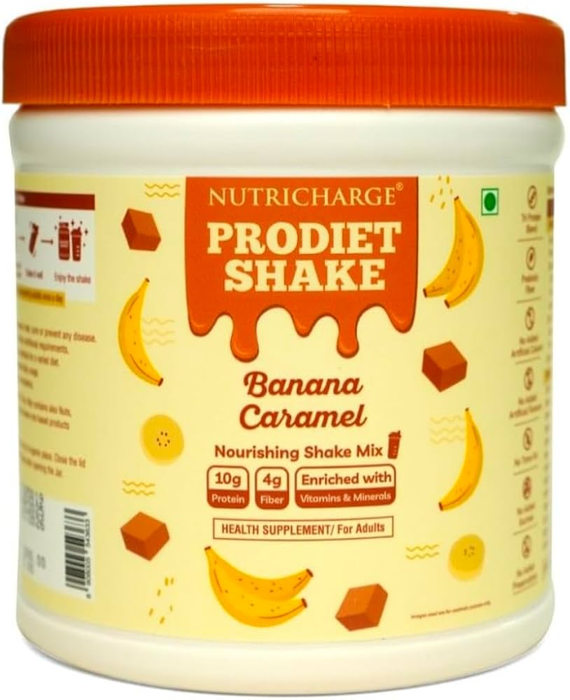 Nutricharge Prodiet Shake, Banana Caramel, 200g