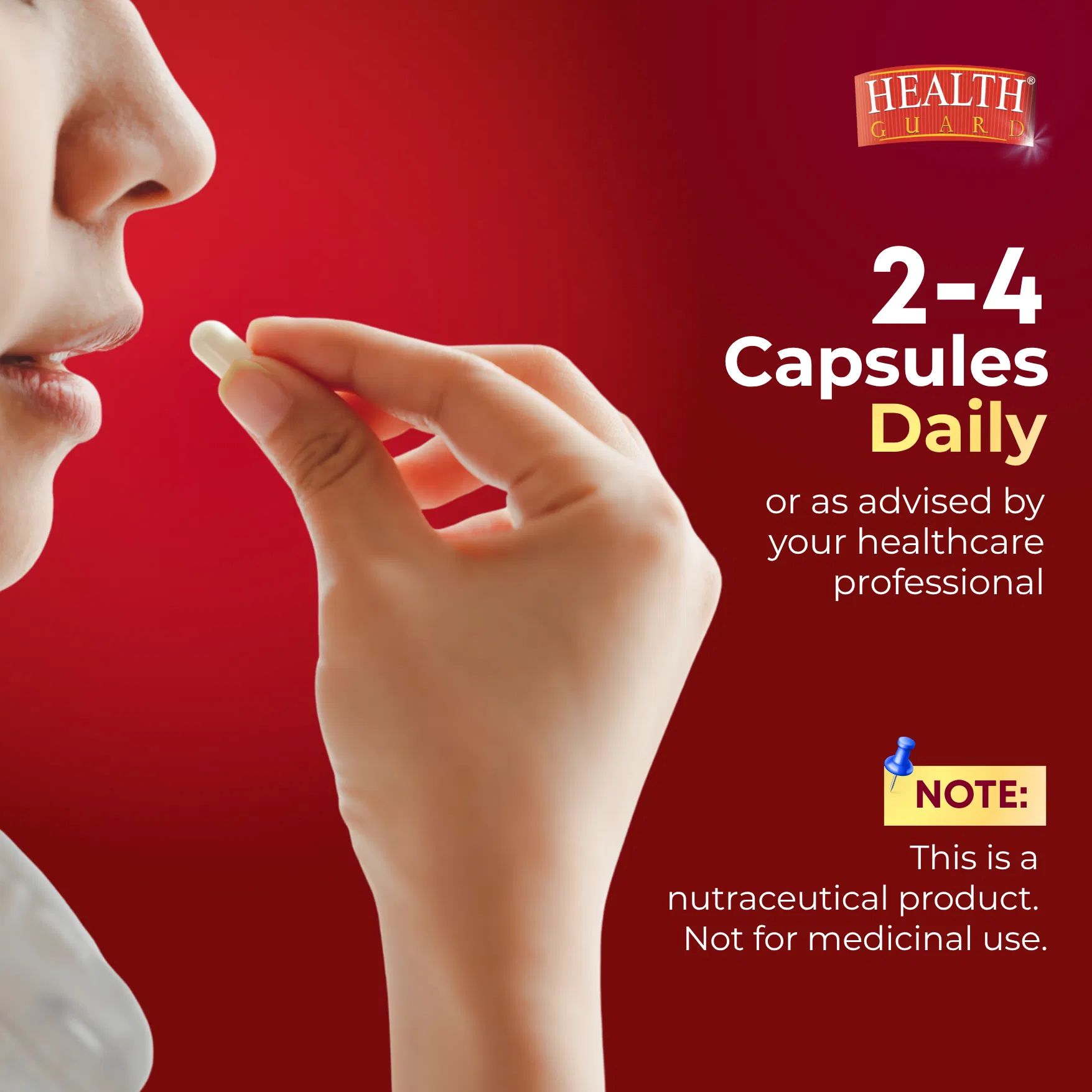 Health Guard Gamma Oryzanol Capsules, 60 Capsules - Image 4