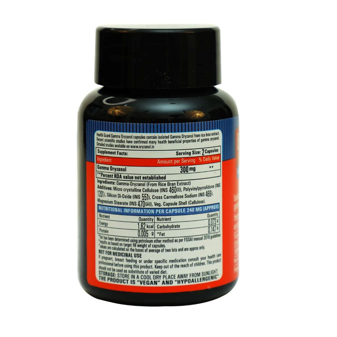 Health Guard Gamma Oryzanol Capsules, 60 Capsules - Image 7