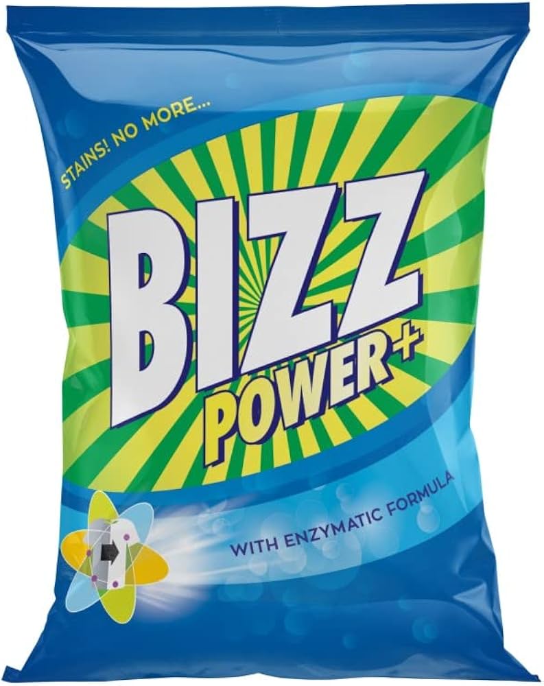 Bizz Power Plus Detergent Powder – Powerful Cleaning Washing Powder Pack