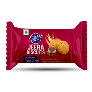 Swechha Jeera Biscuits 50g healthy crunchy whole wheat biscuit