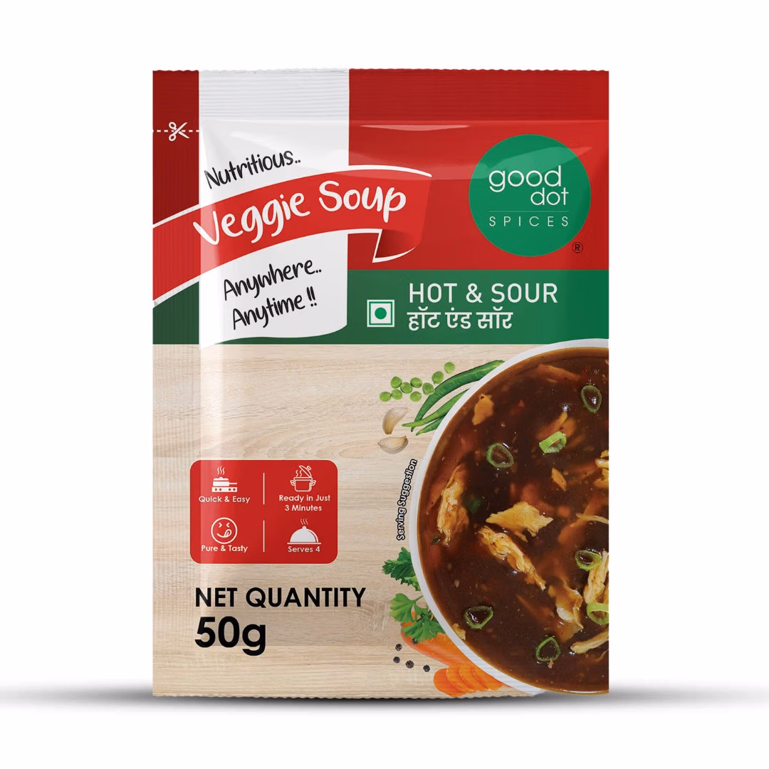 Good Dot Hot & Sour Veggie Soup, 50 g